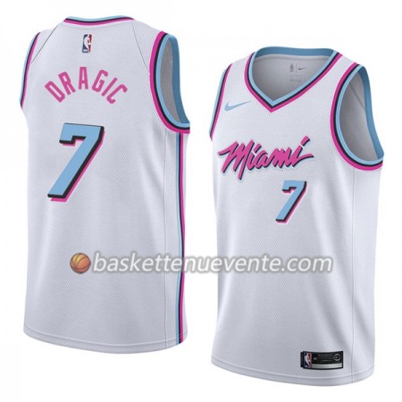 Maillot Basket Miami Heat Goran Dragic 7 Nike City Edition Swingman - Homme